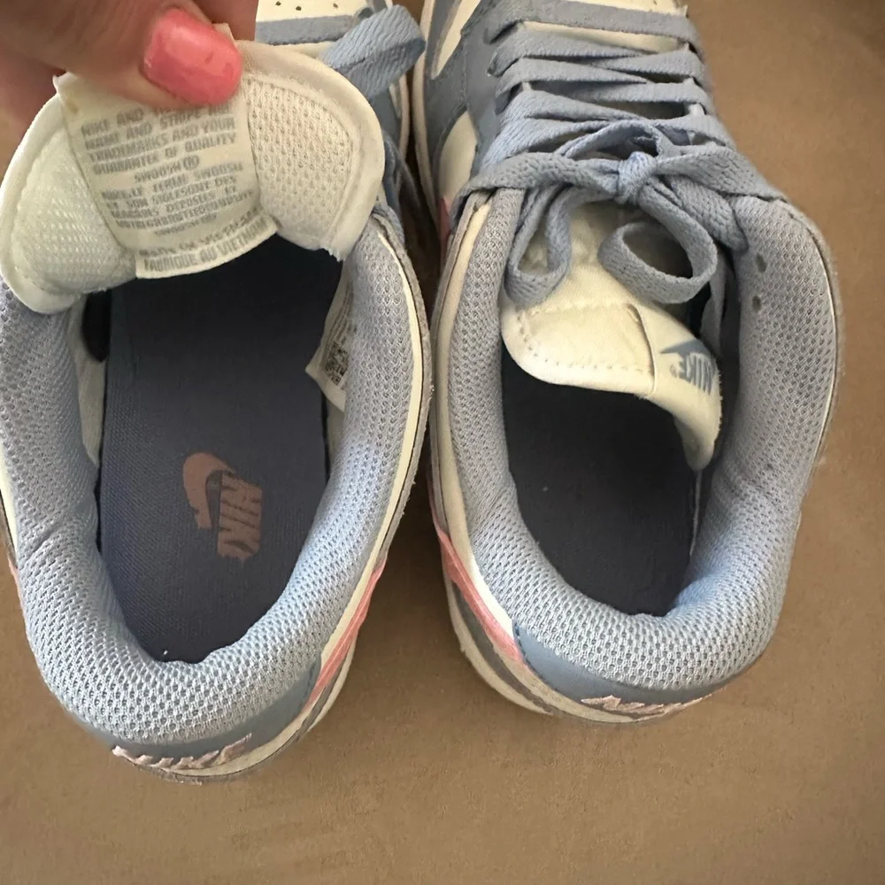 Nike Dunk Low Pastel Blue with Pink Swoosh - Picture 8 of 10